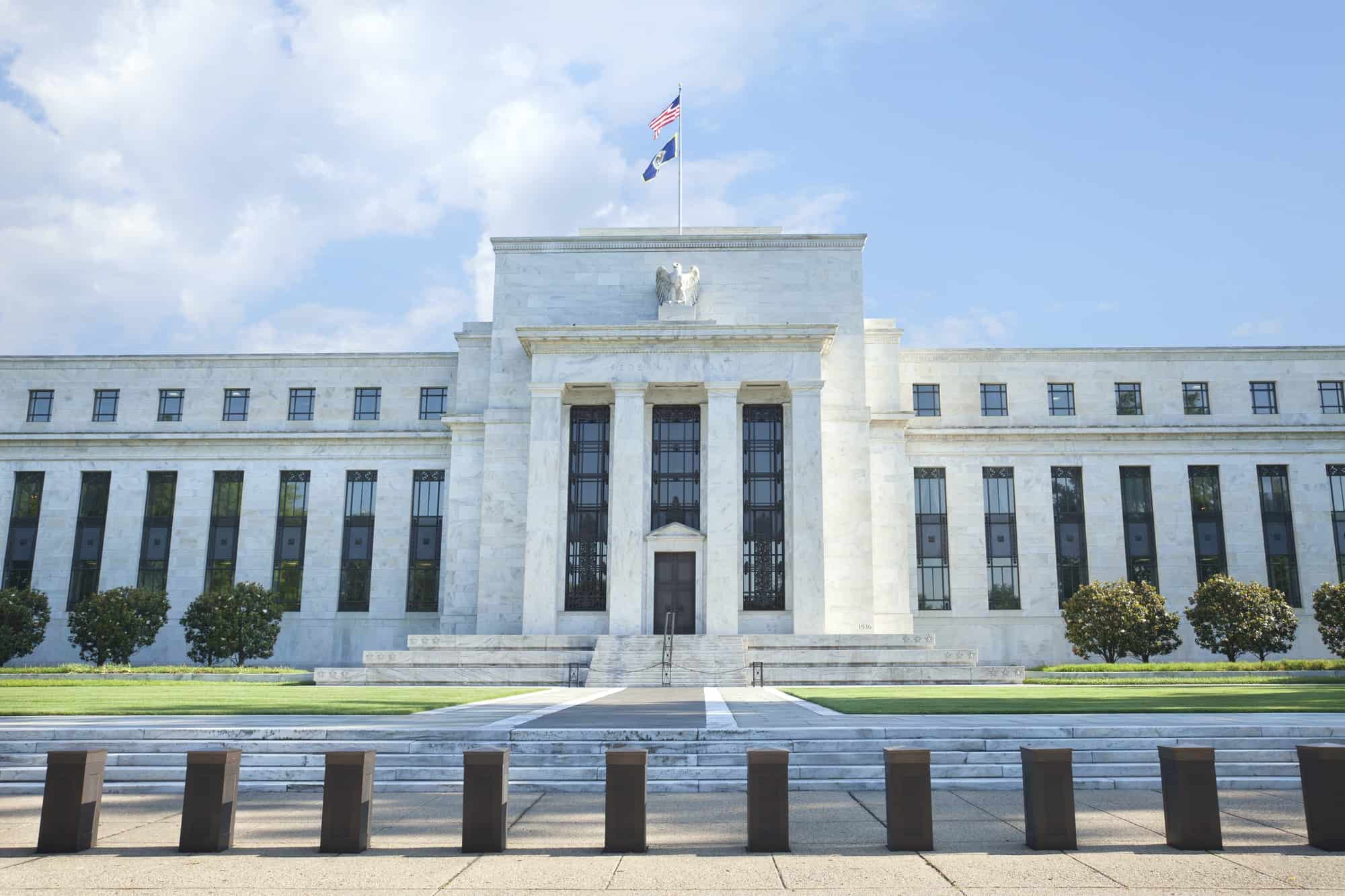 The US Federal Reserve Building in Washington DC